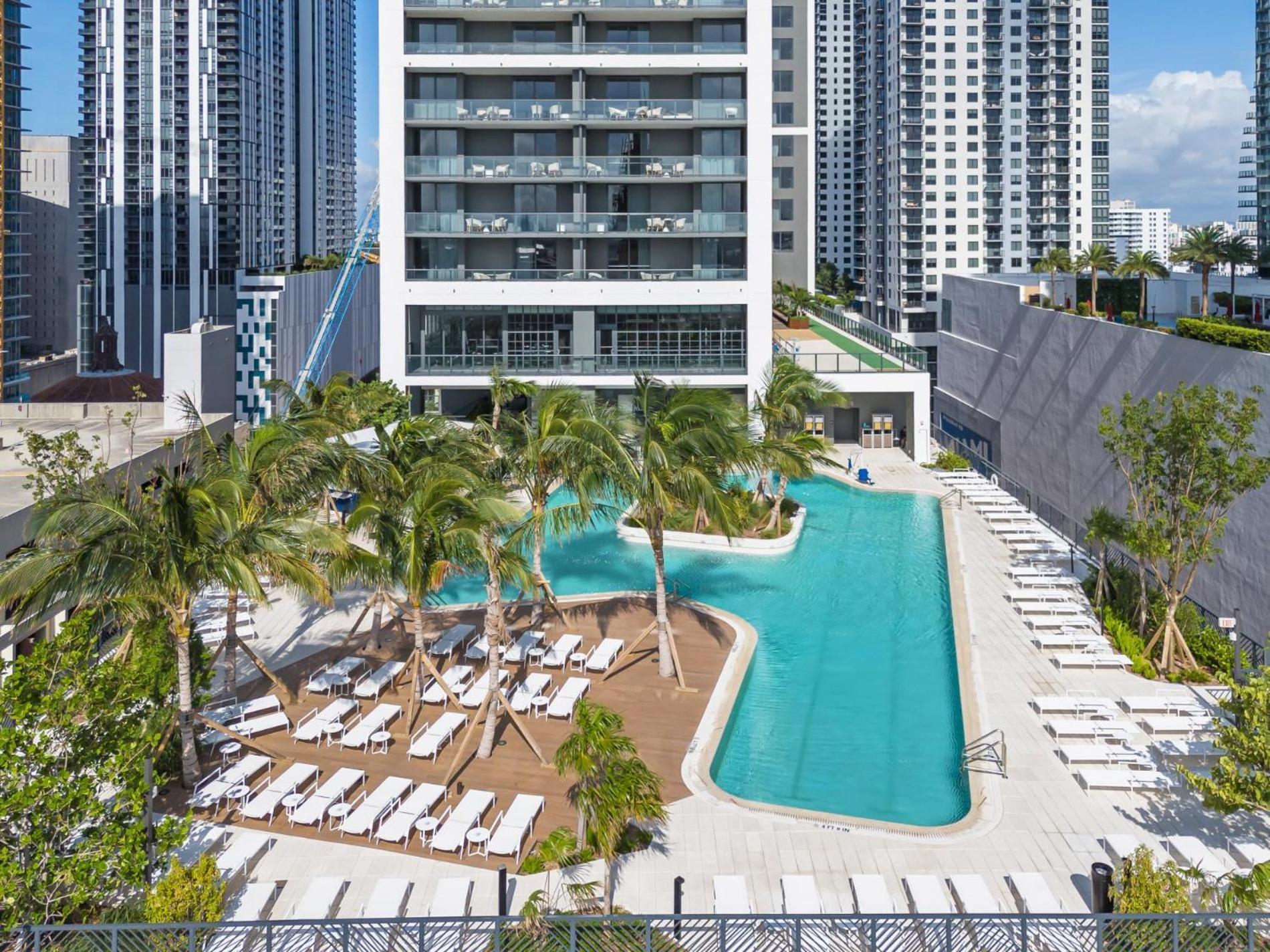 Modern 1Br Apartment With Breathtaking Views Heart Of Downtown Miami Exterior photo