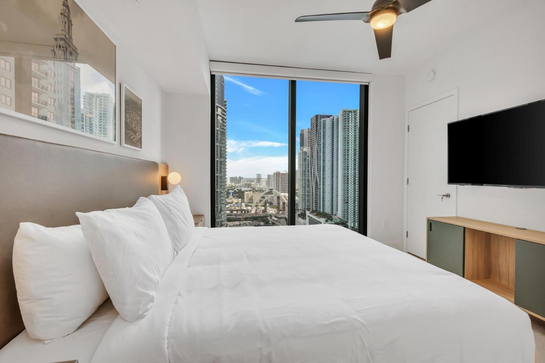 Modern 1Br Apartment With Breathtaking Views Heart Of Downtown Miami Exterior photo